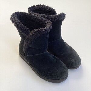 Black Faux Fur Boots